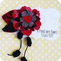 2-cafe-creativo - big shot- scrapbooking - spilla fiore feltro