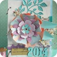 52- cafe creativo - big shot - Mini album - Jumbo Tattered Florals[6]