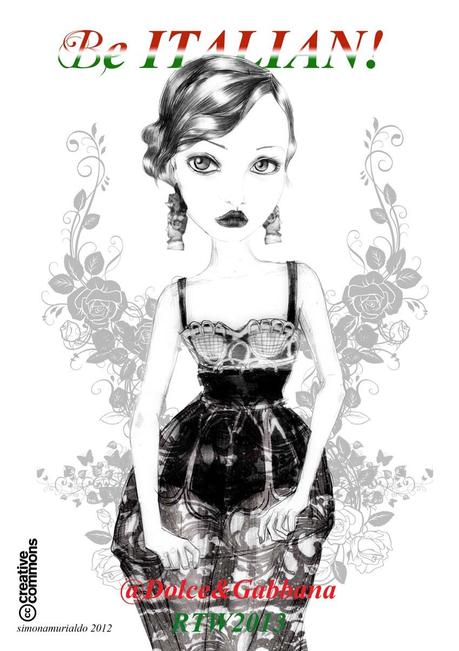 Simona Murialdo - Fashion Illustrated - dolce & Gabbana_2