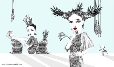 Simona Murialdo - Fashion Illustrated - Dolce & Gabbana