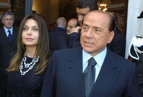 Berlusconi e Veronica Lario
