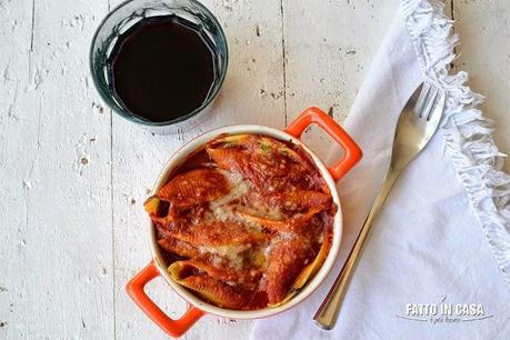 Conchiglioni Ripieni con Ricotta e Spinaci