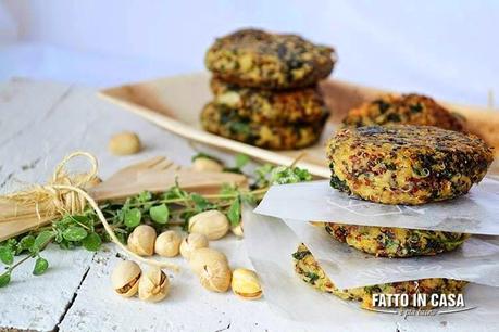 Hamburger di Quinoa e Spinaci