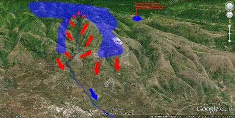 Ricostruzione della dinamica alluvionale di Carpino by Meteogargano #alluvionegargano