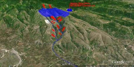 Ricostruzione della dinamica alluvionale di Carpino by Meteogargano #alluvionegargano