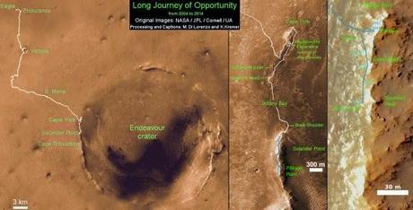 Nuove opportunità di funzionamento per la sonda marziana OPPORTUNITY