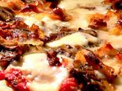 PIZZA FUNGHI, GUANCIALE provolone