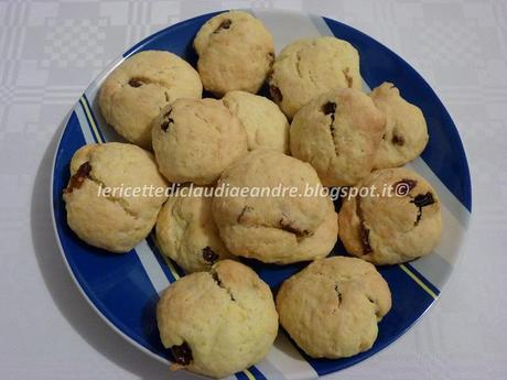 Biscotti all'uvetta