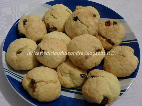 Biscotti all'uvetta