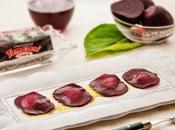 Ravioli rapa rossa stracchino capra pepe nero