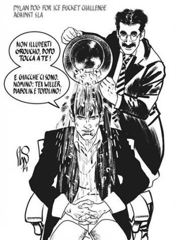 Gallery: i fumettisti italiani si danno alla #IceBucketChallenge