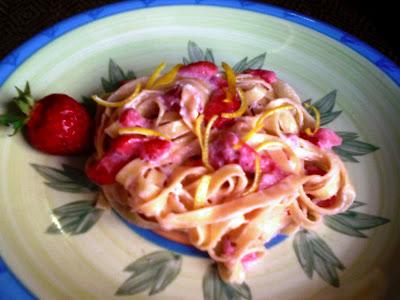 Tagliatelle alle fragole