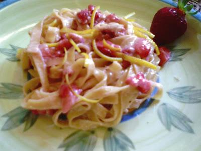 Tagliatelle alle fragole