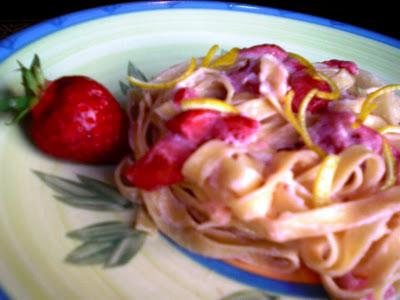 Tagliatelle alle fragole