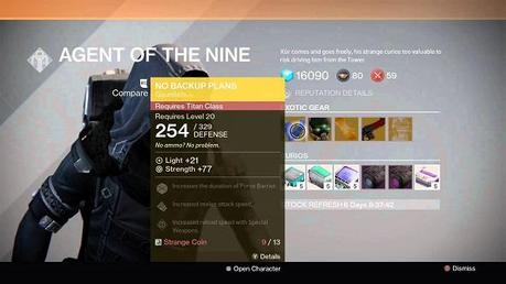Destiny XUR L'agente dei Nove