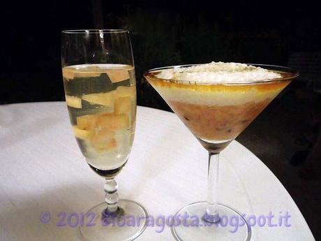 09-aspic prosecco e pesche con coppa di passion fruit e tapioca