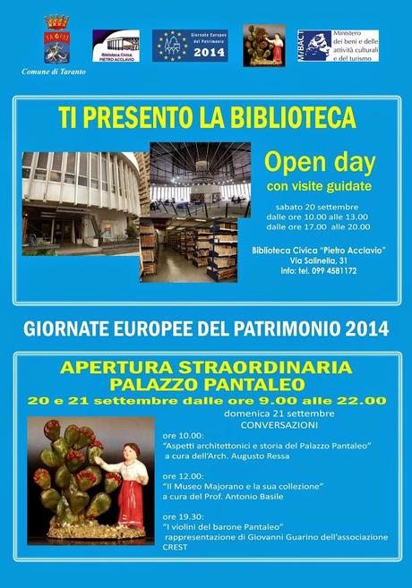 Giornate Europee del Patrimonio 2014 anche a Taranto