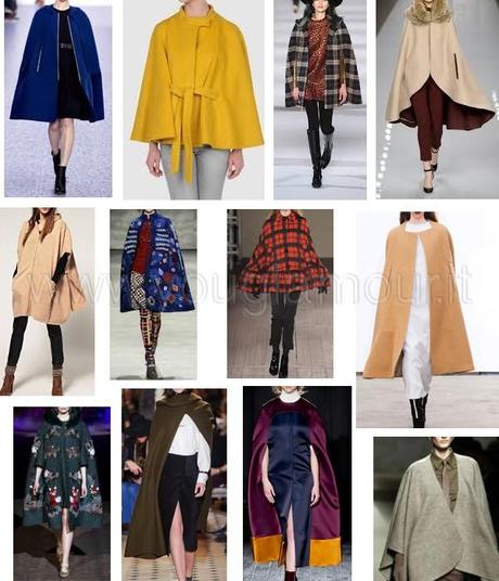 Tendenza moda autunno 2014: cappa e mantella!