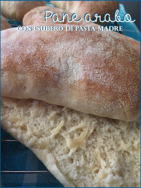 PANE ARABO con esubero di pasta madre