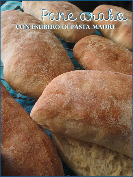 PANE ARABO con esubero di pasta madre