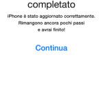Aggiornamento completato iOS 8 2