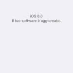Aggiornamento completato iOS 8