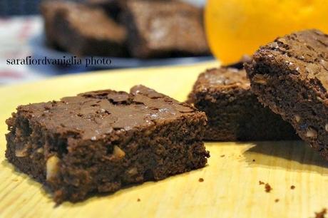 Brownies all'arancia