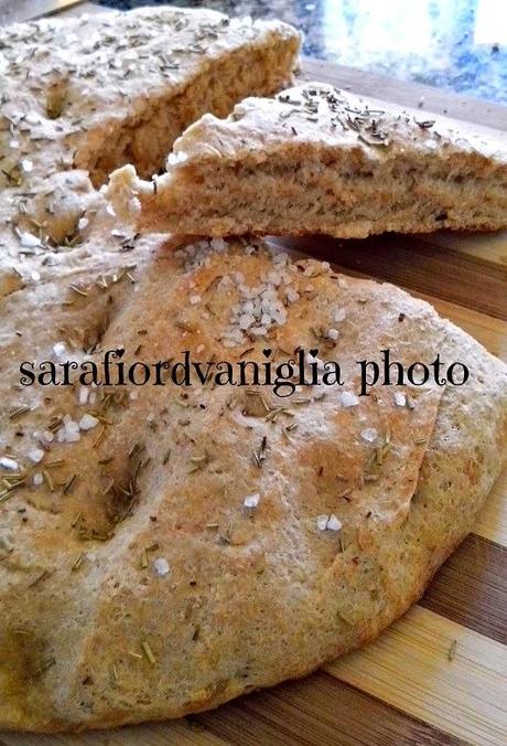 Focaccia integrale al rosmarino