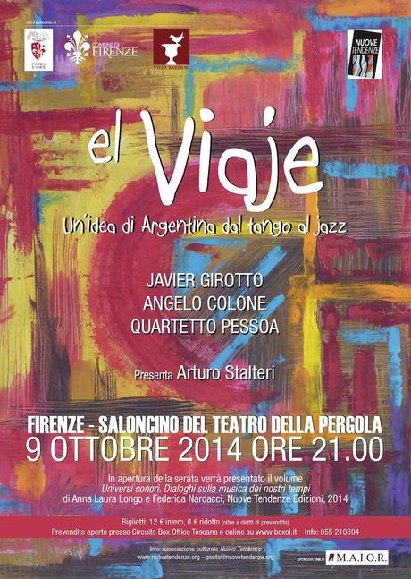 Un mio dipinto per un concerto al Teatro della Pergola di Firenze