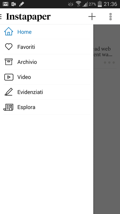 Instapaper per Android diventa gratuita!