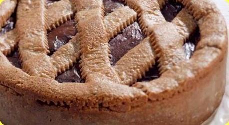 Crostata con grué di cacao