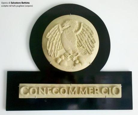 logo confcommercio tufo puglia carparo scultura artista battista salvatore gravina