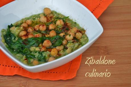 Zuppa di ceci e spinaci