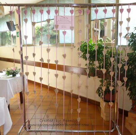 TABLEAU DE MARIAGE A CUORI PER MONICA E ROBERTO