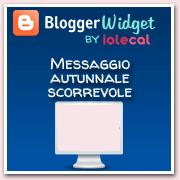 Widget autunnali per il blog