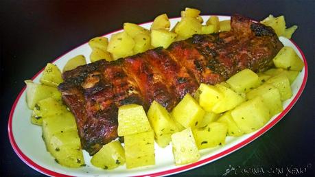 Costine di maiale all'americana (#BBQ #Ribs )