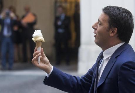 renzi gelato Il governo italiano, prima di Renzi sempre un Renzi