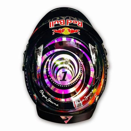 Arai GP-6 S.Vettel Singapore 2014 by Jens Munser Designs