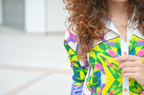 OUTFIT: Bright colors.