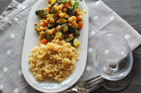 Cous cous con ceci al curry