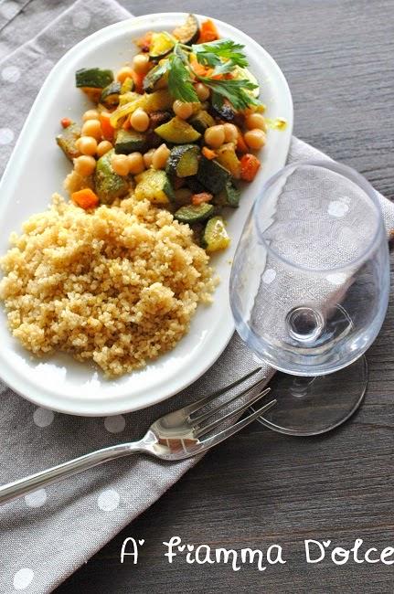 Cous cous con ceci al curry