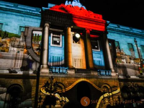 Spettacolo di Luci festa Mercè Barcellona