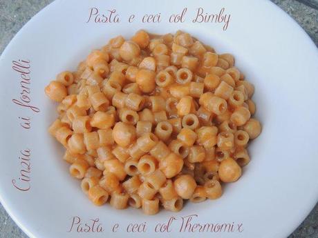 Pasta e ceci col Bimby