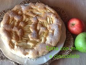 torta con mele e cioccolato - Gluten Free Travel and Living