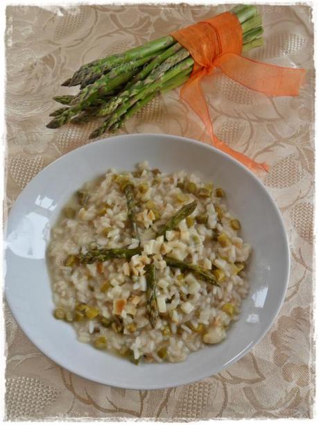 Risotto asparagi e scamorza