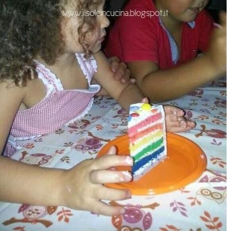 Rainbow Cake - La Torta Arcobaleno