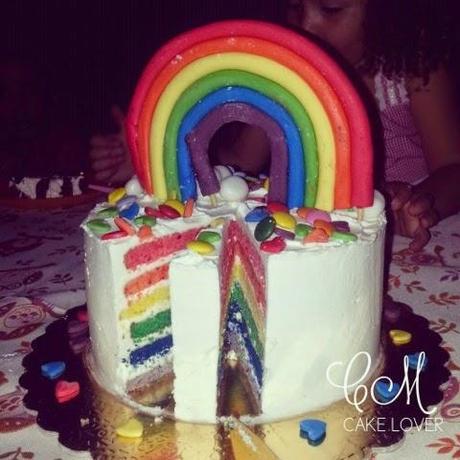 Rainbow Cake - La Torta Arcobaleno