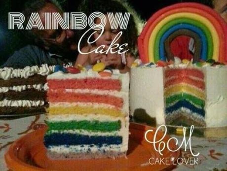 Rainbow Cake - La Torta Arcobaleno