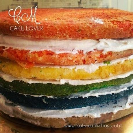 Rainbow Cake - La Torta Arcobaleno