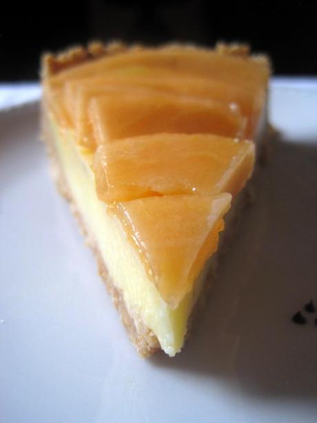 Torta alla crema di limone e melone - Melon and lemon cream cake